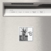 Einfaches Foto einer Ananas mit Single Initial Magnet (In Situ (Geschirrspüler))