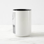 Einfaches Foto einer Ananas mit Single Initial Tasse (Zentrum)