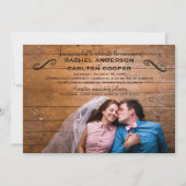 Einfaches Foto - Einladung zur Hochzeit (Vorderseite)