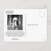 Einfaches Foto Elegante Weihnachten (Rückseite)