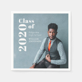 Einfaches Foto Fett Foto Abschluss Paper Serviette