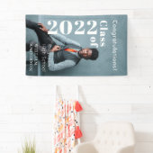 Einfaches Foto Fett Letterings Abschluss Banner (Insitu)