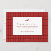 Einfaches Foto Frohe Weihnachten (Rückseite)