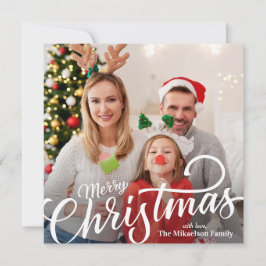 Einfaches Foto Frohe Weihnachten