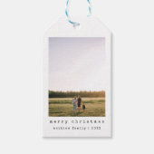 Einfaches Foto für Minimalistische Schreibmaschine Geschenkanhänger (Vorderseite)