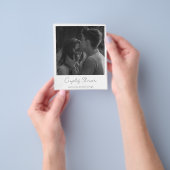 Einfaches Foto für Paare Dusche Einladung Flyer (Gruppe)