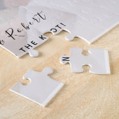 Einfaches Foto Hochzeit speichert das Datum der Ei Puzzle (Seite)