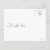 Einfaches Foto Hochzeit Vielen Dank Postkarte (Rückseite)