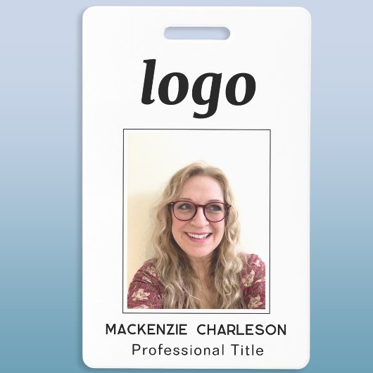 Einfaches Foto-ID Nametag Ausweis
