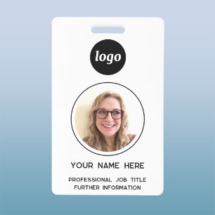 Einfaches Foto-ID Nametag Ausweis