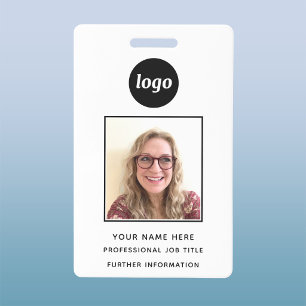 Einfaches Foto-ID Nametag Ausweis