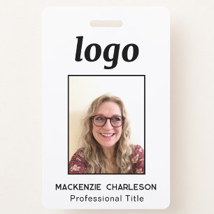 Einfaches Foto-ID Nametag Ausweis