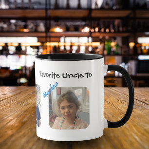 Einfaches Foto Lieblingsonkel Personalisieren Tasse