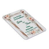 Einfaches Foto Magnet der Hochzeitseinladung (Rechte Seite)