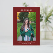 Einfaches Foto Minimalistisch | Ankündigung des Ab (Stehend Vorderseite)