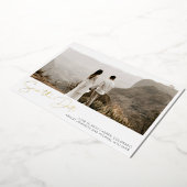 Einfaches Foto mit Handschrift (Script) 3 Save the Folieneinladung (Gedreht)