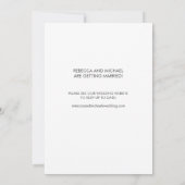 Einfaches Foto mit Vollblut Wir machen Save The Date (Rückseite)