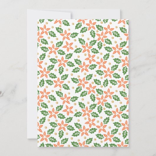 Einfaches Foto Moderne religiöse Weihnachten (Rückseite)