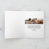 Einfaches Foto Moderne Weihnachten (Innenseite)