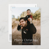 Einfaches Foto Moderne Weihnachten (Vorne/Hinten)