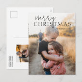 Einfaches Foto Moderne Weihnachten (Vorne/Hinten)