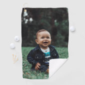 Einfaches Foto Niedlich Kid Custom Personalisiert Golfhandtuch (Insitu)