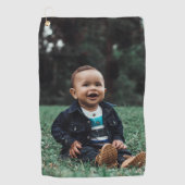 Einfaches Foto Niedlich Kid Custom Personalisiert Golfhandtuch (Vorderseite)