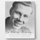 Einfaches Foto-Overlay bei liebenden Speichernamen Fotoplatte (Vorderseite)