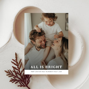Einfaches Foto Overlay ist alles helle Weihnachten