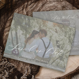 Einfaches Foto-Overlay Save The Date