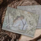 Einfaches Foto-Overlay Save The Date