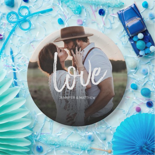 Einfaches Foto Pappteller (Party)