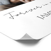 Einfaches Foto Poster (Ecke)