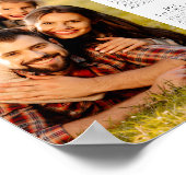 Einfaches Foto-Poster 2026 Kalender 1 Poster (Ecke)