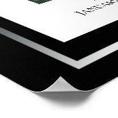 Einfaches Foto-Poster für den liebenden Speicher Poster (Ecke)