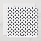 Einfaches Foto Rot Frohe Weihnachten Weiß (Rückseite)