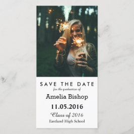 Einfaches Foto Save the Date