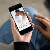 Einfaches Foto Save the Date Hochzeit