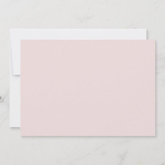 Einfaches Foto | Save the Date rosa (Rückseite)