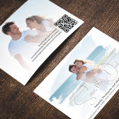 Einfaches Foto Save the Date SkriptWedding