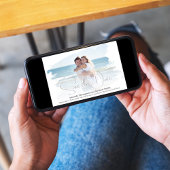 Einfaches Foto Save the Date SkriptWedding