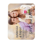 EINFACHES FOTO SAVE THE DATE | VINTAG MAGNET (Vertikal)
