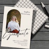 Einfaches Foto Schwarz und Elfenbein Ankündigung