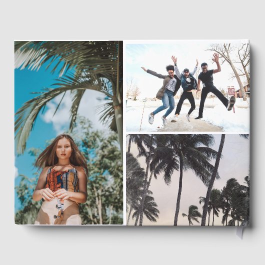 Einfaches Foto Script-Abschluss Gästebuch (Rückseite)