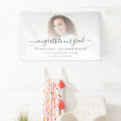 Einfaches Foto Script Glückwunsch 2022 Abschluss Banner (Insitu)