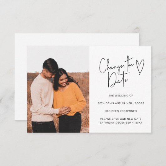 Einfaches Foto Skript verzögert die Einladung (Vorne/Hinten)