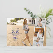 Einfaches Foto Strip Abschluss Ankündigung (Stehend Vorderseite)