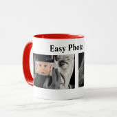 Einfaches Foto Tasse (Vorderseite Links)