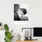 Einfaches Foto-Thema Willkommenspender Poster (Heimbüro)