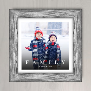 Einfaches Foto Typografie Minimalistisch Vignette